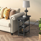 End Table with Charging Station