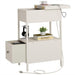 End Table with Charging Station - 23.75"D x 11.85"W x 24.7"H