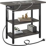 End Table with Charging Station