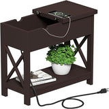 End Table with Charging Station