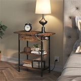 End Table with Charging Station
