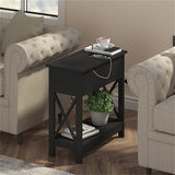 End Table with Charging Station