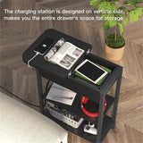 End Table with Charging Station