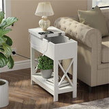 End Table with Charging Station