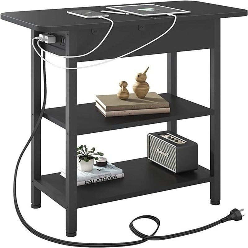 End Table with Charging Station