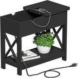 End Table with Charging Station
