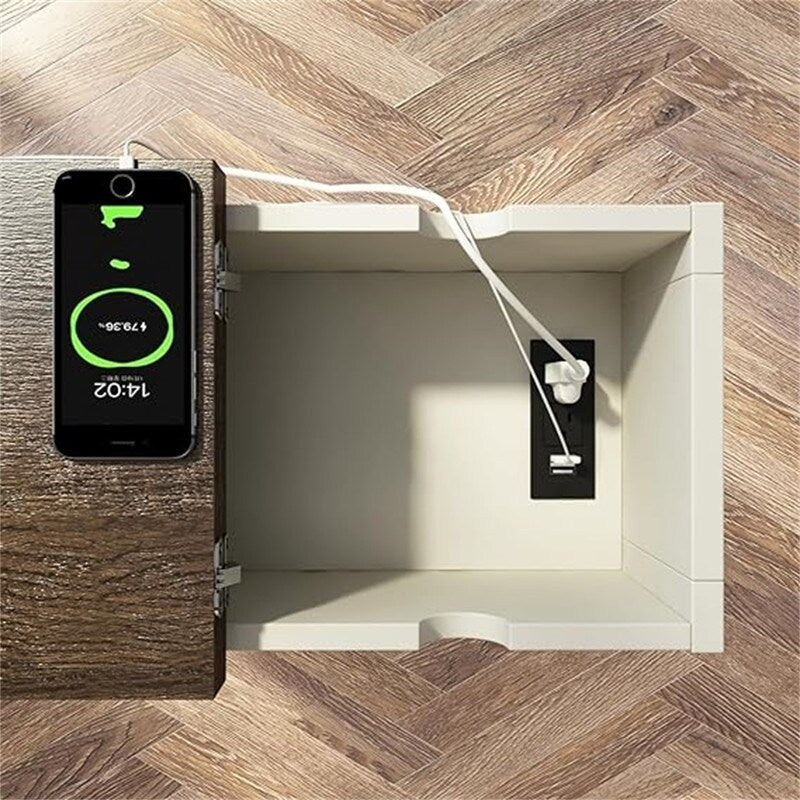 End Table with Charging Station