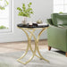 Modern Round End Side Accent Table for Entryway Living Room