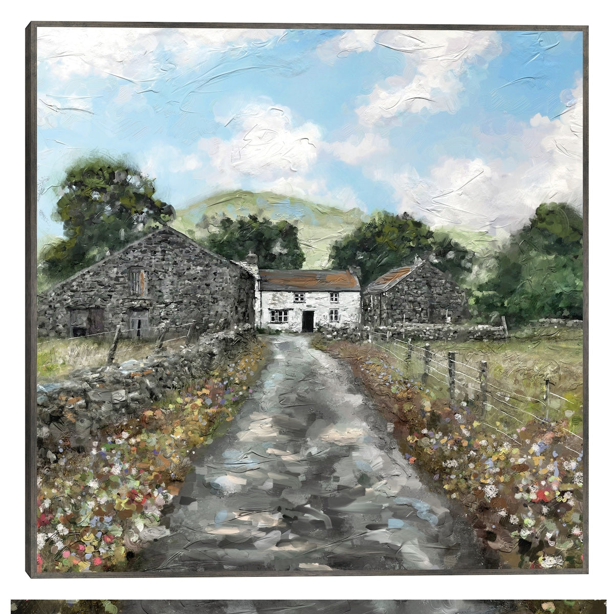 End of the Road By Studio Arts Canvas Art Print