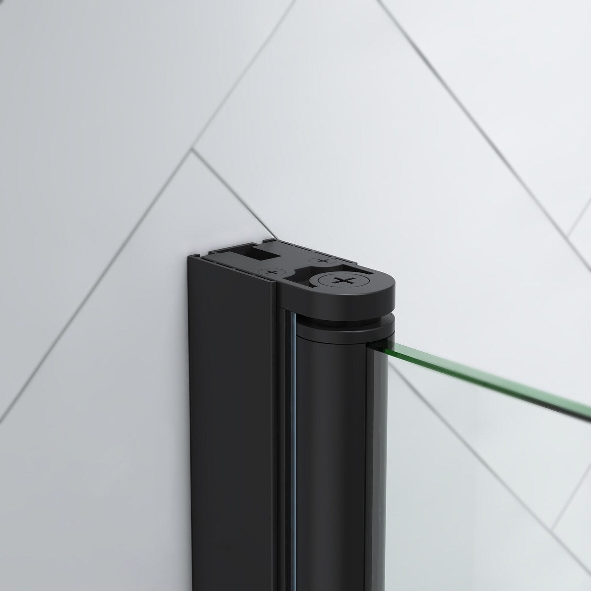 Endless Pasadena Corner and Base 34" W x 74 3/4" H Black
