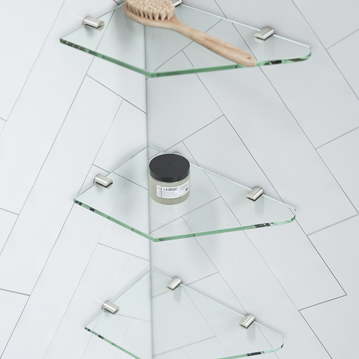 Endless Pasadena Corner and Base 34" W x 74 3/4" H Black