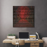 Endless Passion Print On Wood by Ildiko Neer - Multi-Color