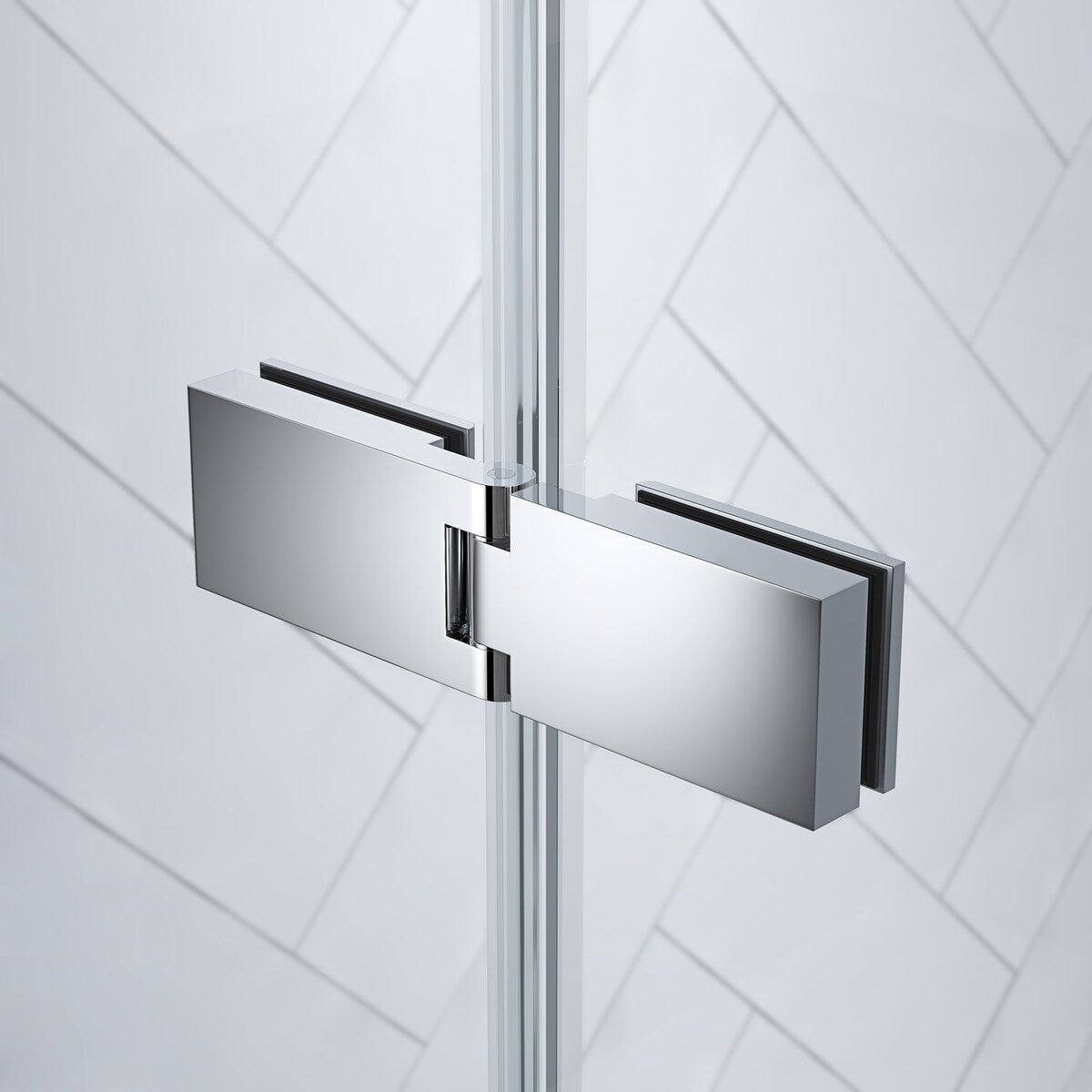Endless Tampa Corner 35 11/16 to 36 7/8" W x 72" H CHR