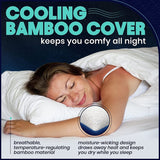 EnerPlex Body Pillow for Adults - Memory Foam Pillows, Queen