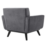 Engage Performance Velvet Armchair
