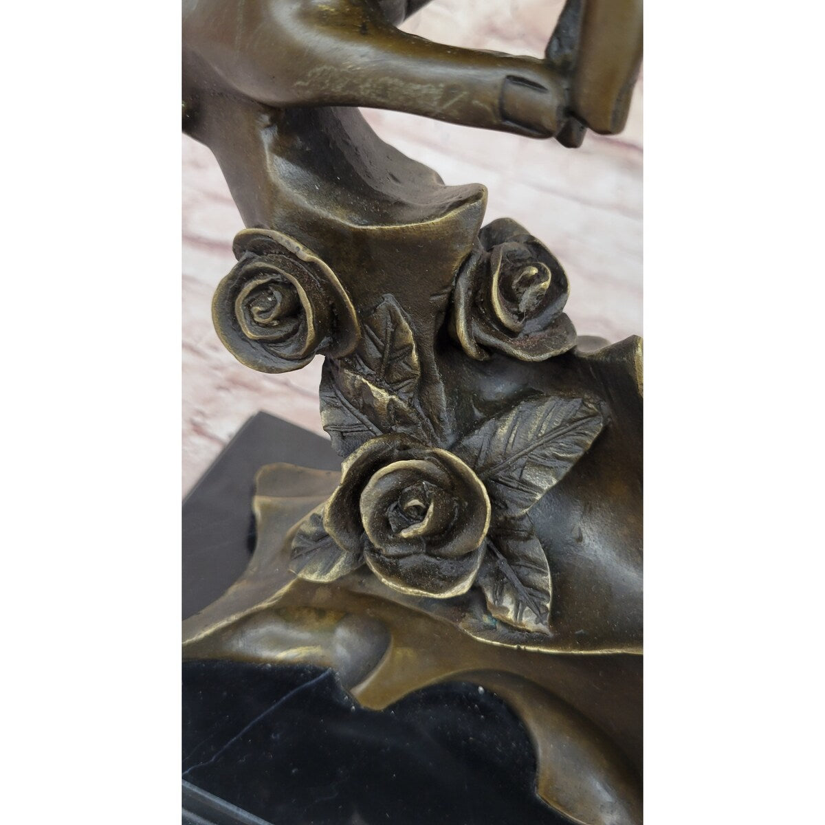 Engagement Proposal Hands Bronze Sculpture Statue Romance Wedding Anniversary Gift