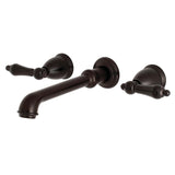 Kingston Brass English Country 3-Hole Wall Mount Roman Tub Faucet