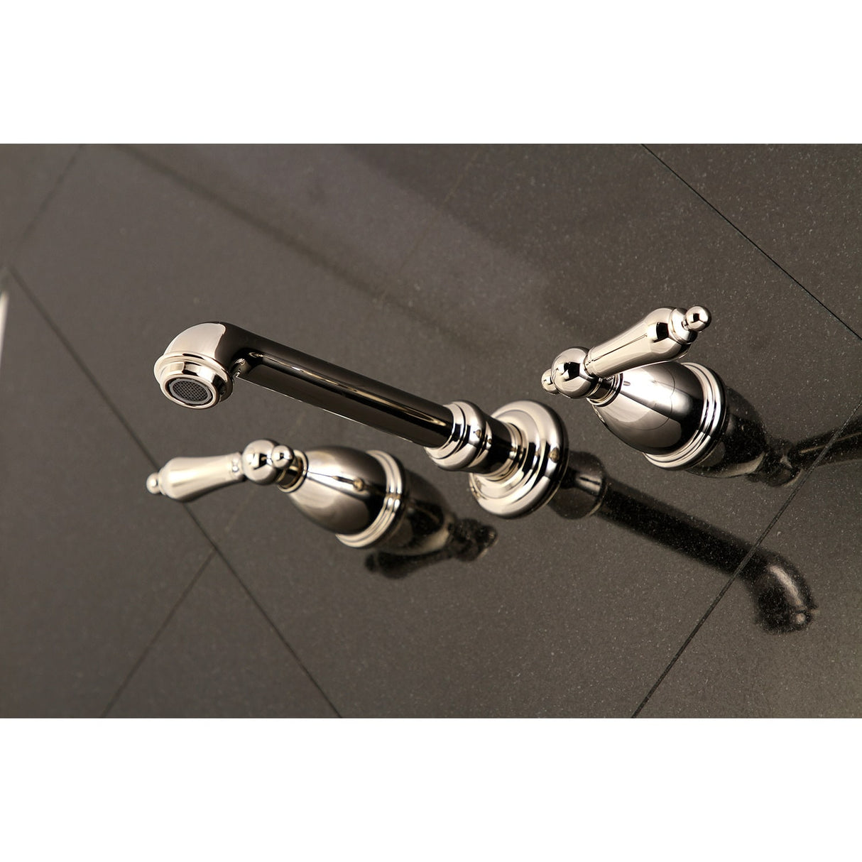 Kingston Brass English Country 3-Hole Wall Mount Roman Tub Faucet