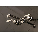 Kingston Brass English Country 3-Hole Wall Mount Roman Tub Faucet