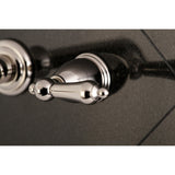 Kingston Brass English Country 3-Hole Wall Mount Roman Tub Faucet