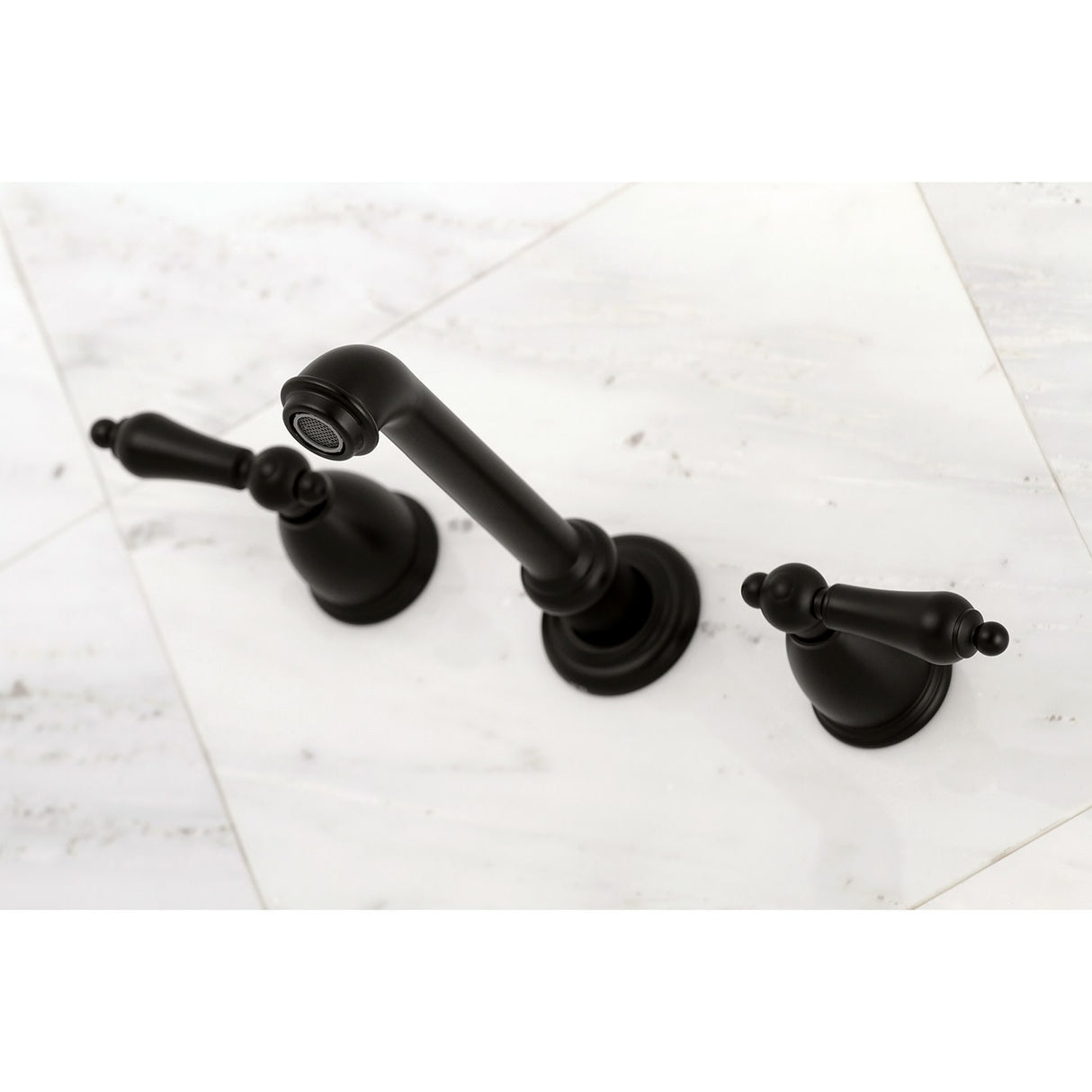 Kingston Brass English Country 3-Hole Wall Mount Roman Tub Faucet