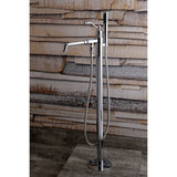 Kingston Brass English Country Freestanding Tub Faucet with Hand Shower
