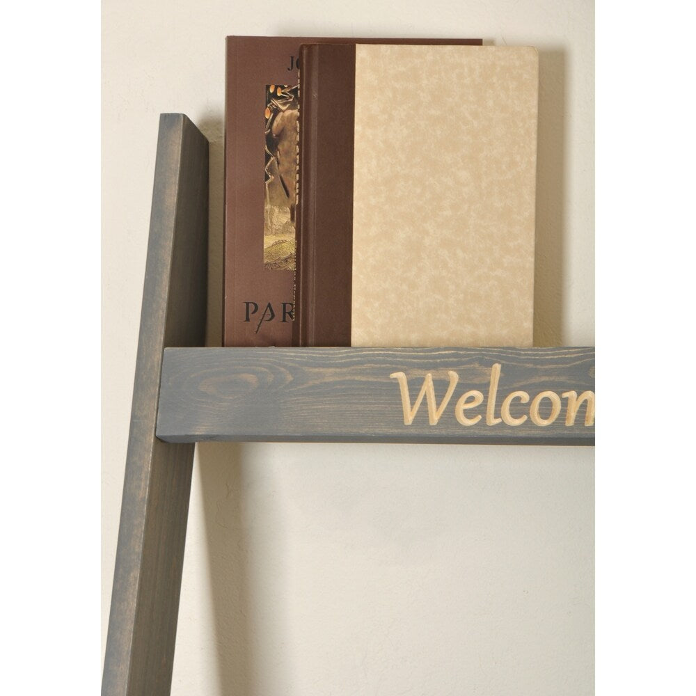 Engraved 6ft Decorative Blanket Ladder - 20 x 72