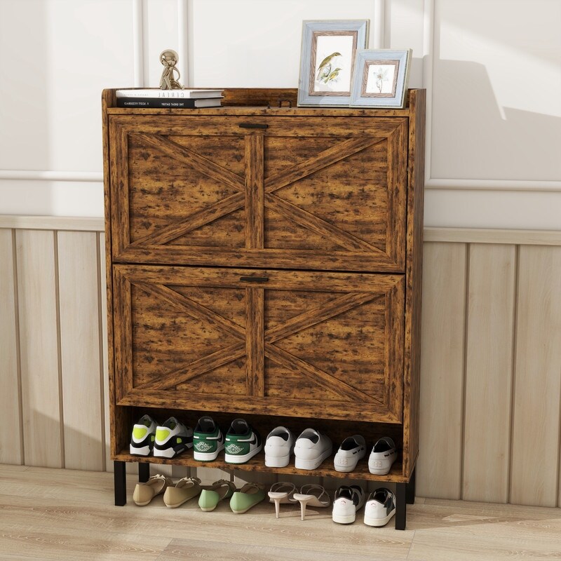 Entrance shoe storage closet,2drawer entrance  vertical Shoe Storage cupboard