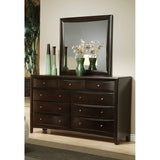 Entrepreneur Black and Cappuccino 6-piece Storage Bedroom Set