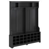 Entryway Bench 60" Wide Hall Tree with Ample Storage Space