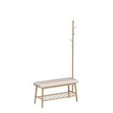Entryway Bench - 13.3"D x 32.8"W x 64.5"H