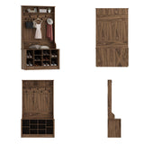 Entryway Hall Trees Bench Shoe Storage Cabinet Coat Rack Hooks White