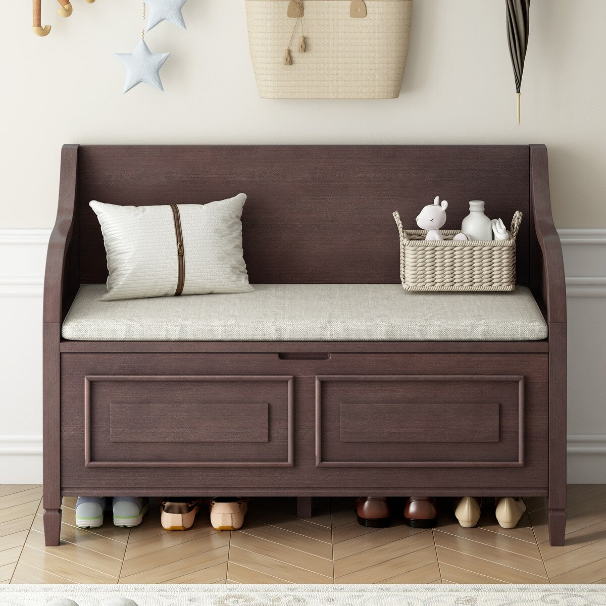 Entryway Multifunctional Storage Bench