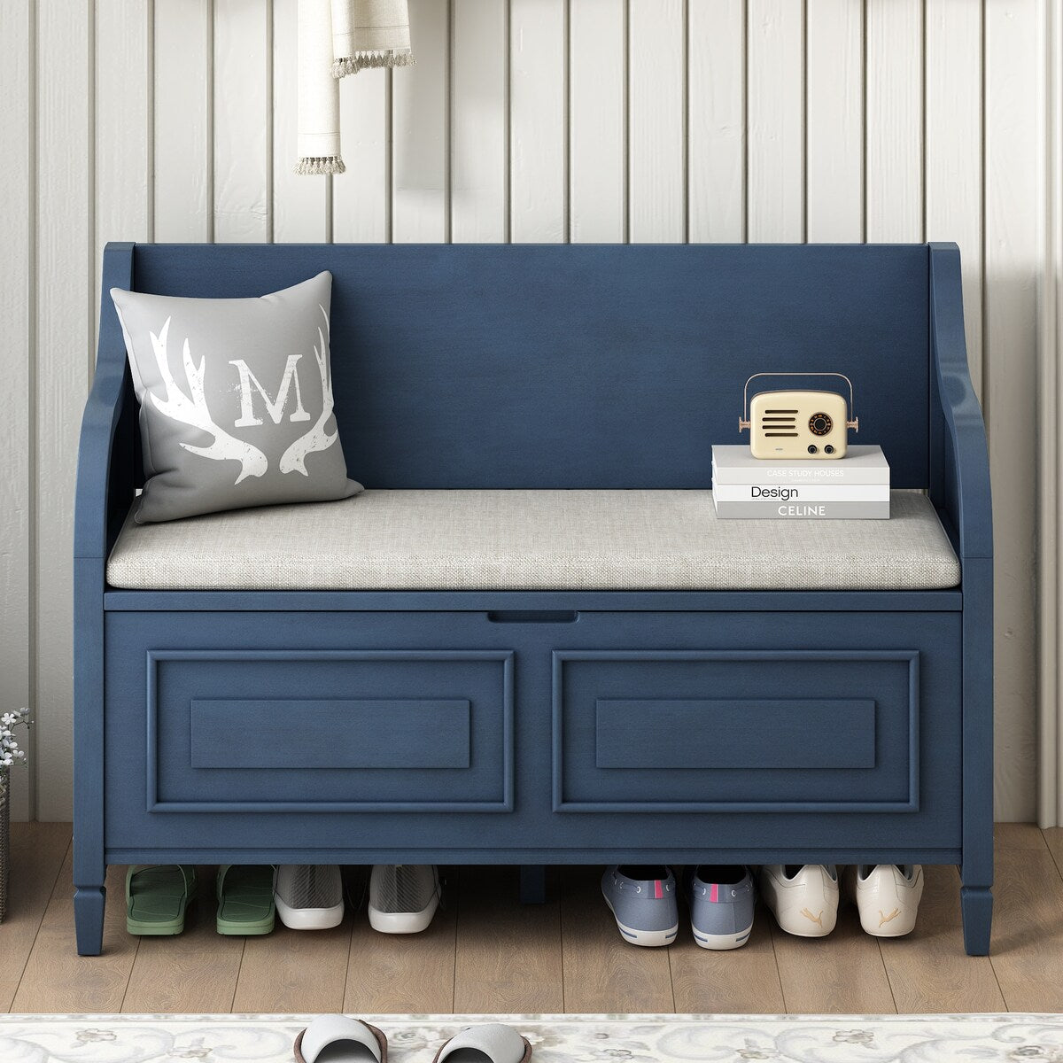 Entryway Multifunctional Storage Bench