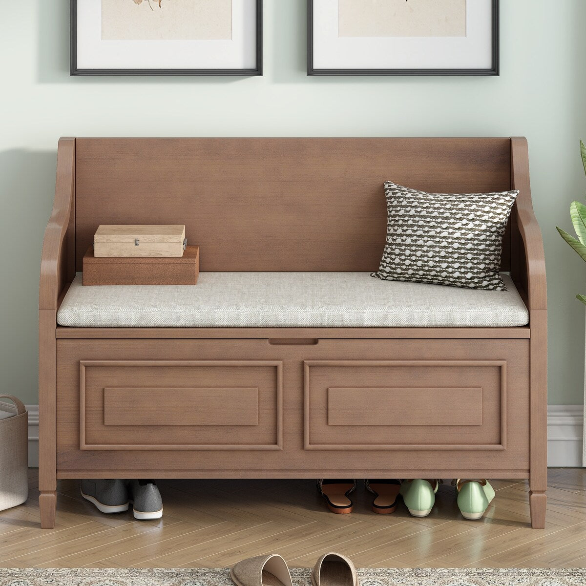 Entryway Multifunctional Storage Bench