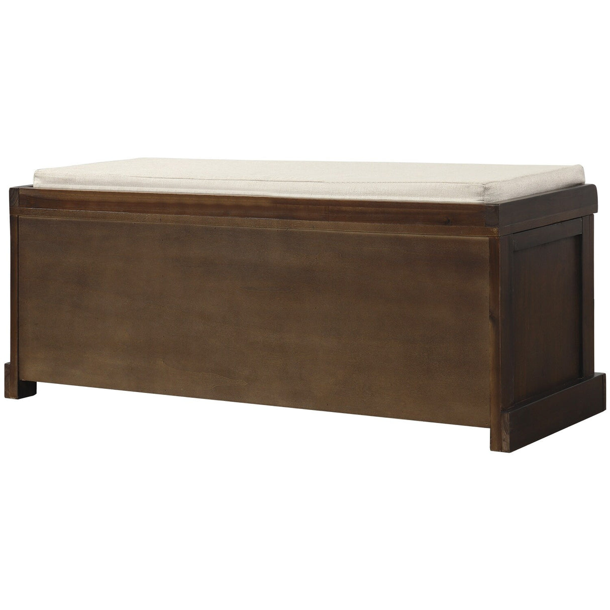 Nestfair Entryway Storage Bench with Cushion and Basket