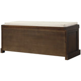 Nestfair Entryway Storage Bench with Cushion and Basket