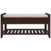 Entryway Storage Bench with Cushioned Seat and Drawers - 39"L x 14"W x 19.8"H