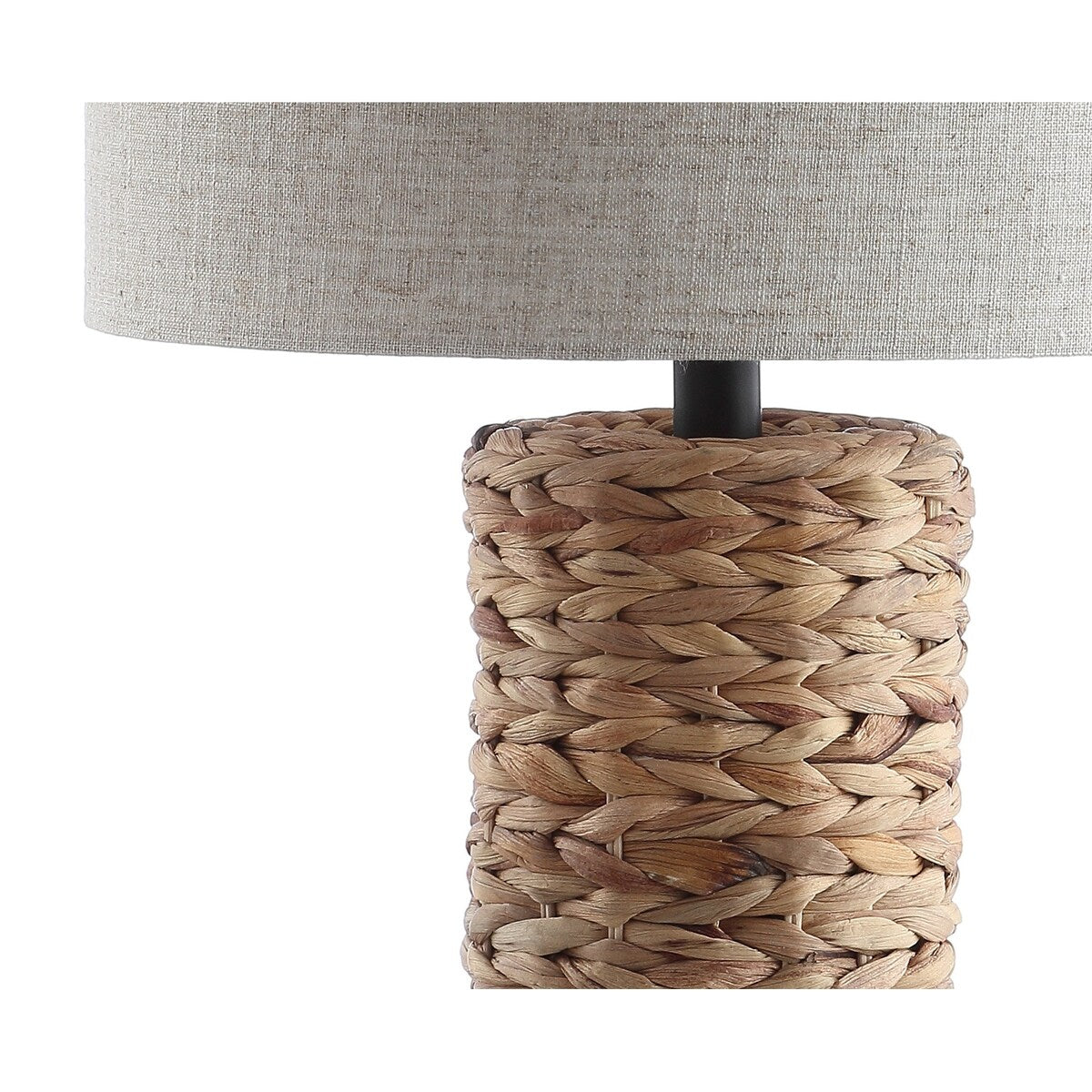 Enzo 25" Coastal Water Hyacinth LED Table Lamp, (Set of 2), by JONATHAN Y