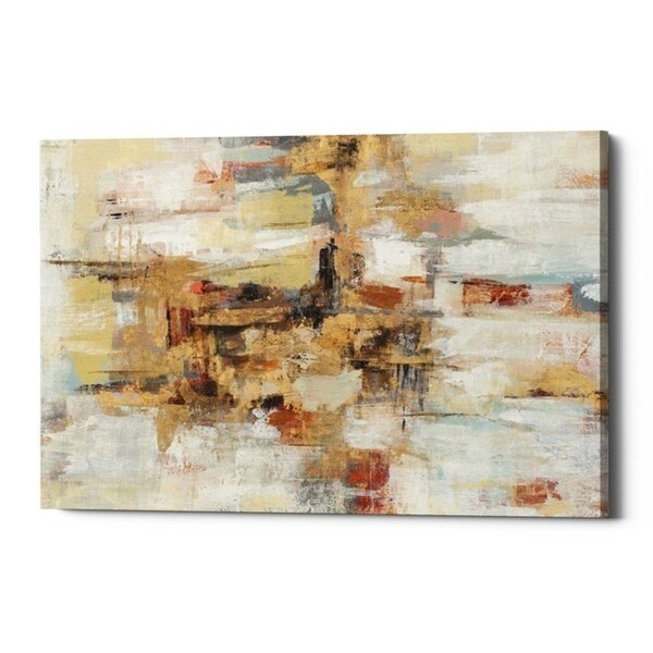 Epic Graffiti "Old Bridge Reminiscence" by Silvia Vassileva, Giclee Canvas Wall Art, 12"x18"