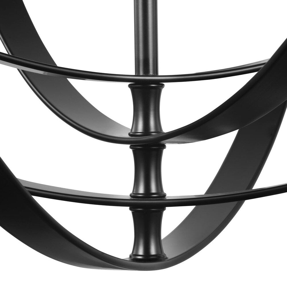 Equinox Collection Black Six-Light Sphere Pendant - 32.090" x 30.120" x 12.200"
