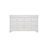 Eran 3 Piece White Modern Faux Leather Upholstered Tufted LED Panel Bedroom Set