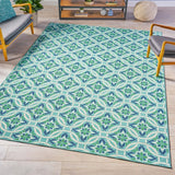 Erasmo Indoor Geometric Area Rug by Christopher Knight Home - 7'10 x 10'10