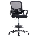 Ergonomic Drafting Chair Tall Standing Desk Office Chair