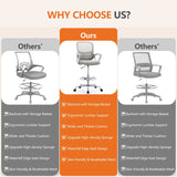 Ergonomic Drafting Chair Tall Standing Desk Office Chair