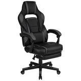 Ergonomic Gaming Chair -Recline Back/Arms, Footrest, Massaging Lumbar