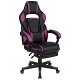 Ergonomic Gaming Chair -Recline Back/Arms, Footrest, Massaging Lumbar