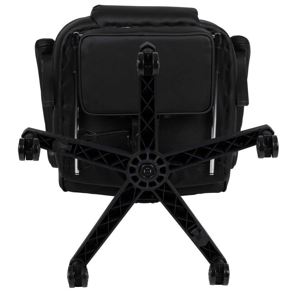 Ergonomic Gaming Chair -Recline Back/Arms, Footrest, Massaging Lumbar