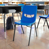 Ergonomic Heavy-Duty Flex Comfort Classroom Stack Chair - 17.5"W x 20.25"D x 32.5"H