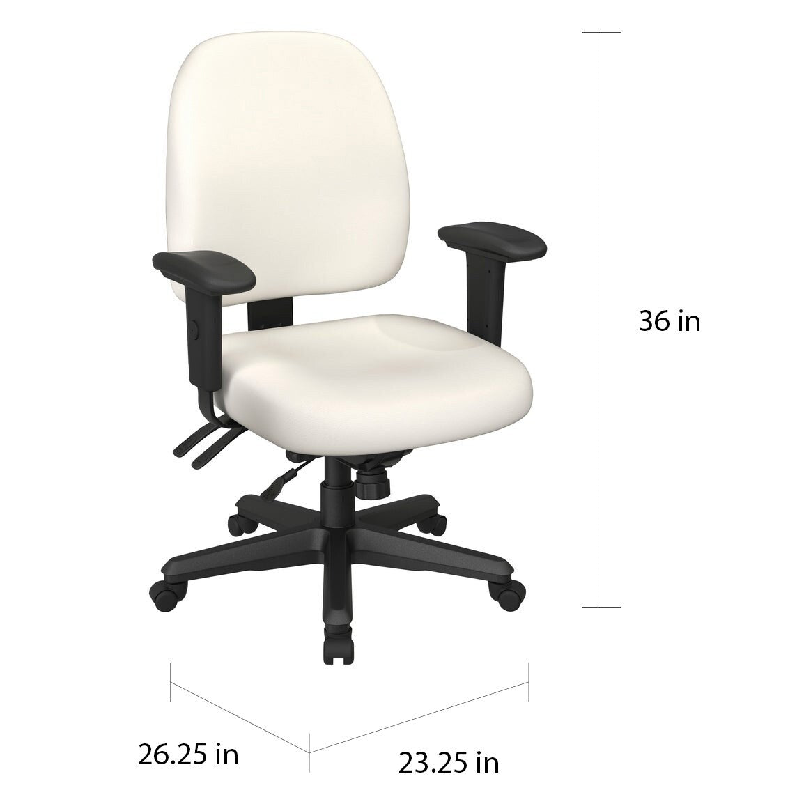 Ergonomic Height-adjustable Office Task Chair